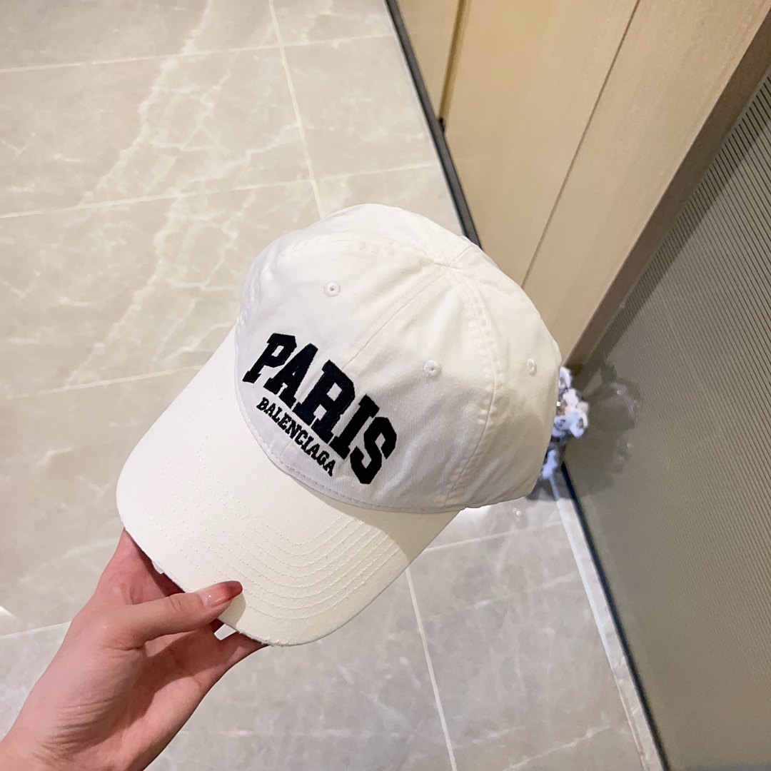 [Balenciaga] 2023 new style embroidered baseball cap