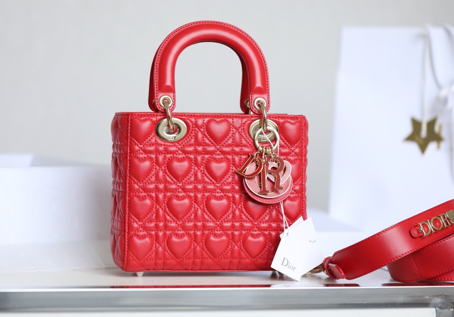 Dior Lady four compartments Tanabata model red DR-091