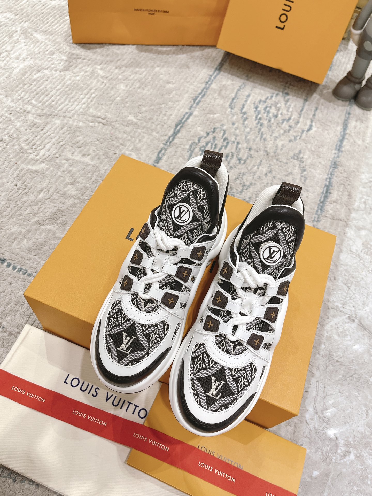 Louis Vuitton Archlight Donkey Brand Louis Vuitton Casual Sports Dad Shoes