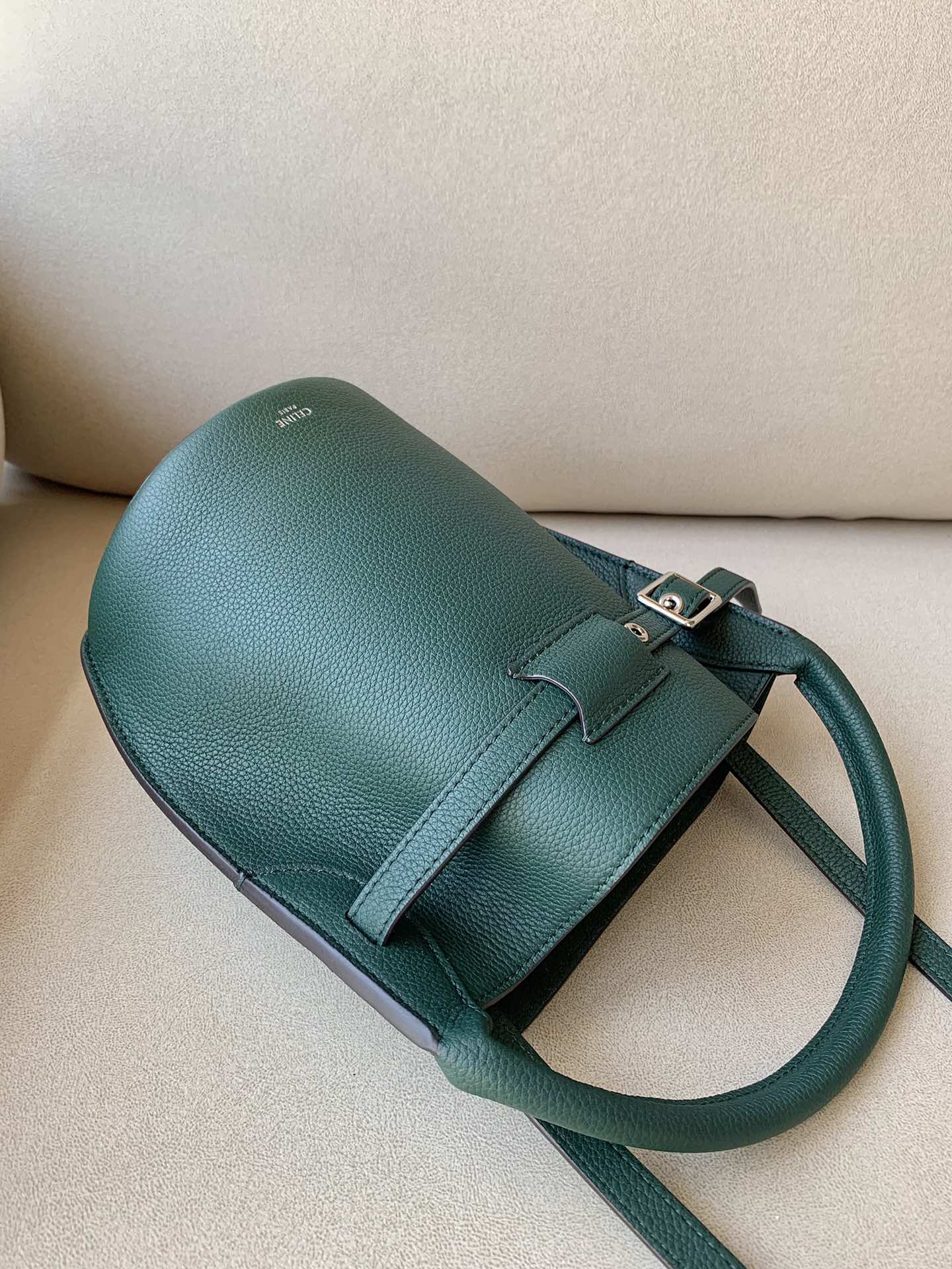 𝐂𝐞𝐥𝐢𝐧𝐞 Bigbag bucket nano  calfskin