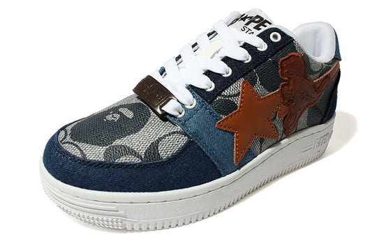A BATHING APE Bape Sta Low x Coach 1H74-191-901-BLUE