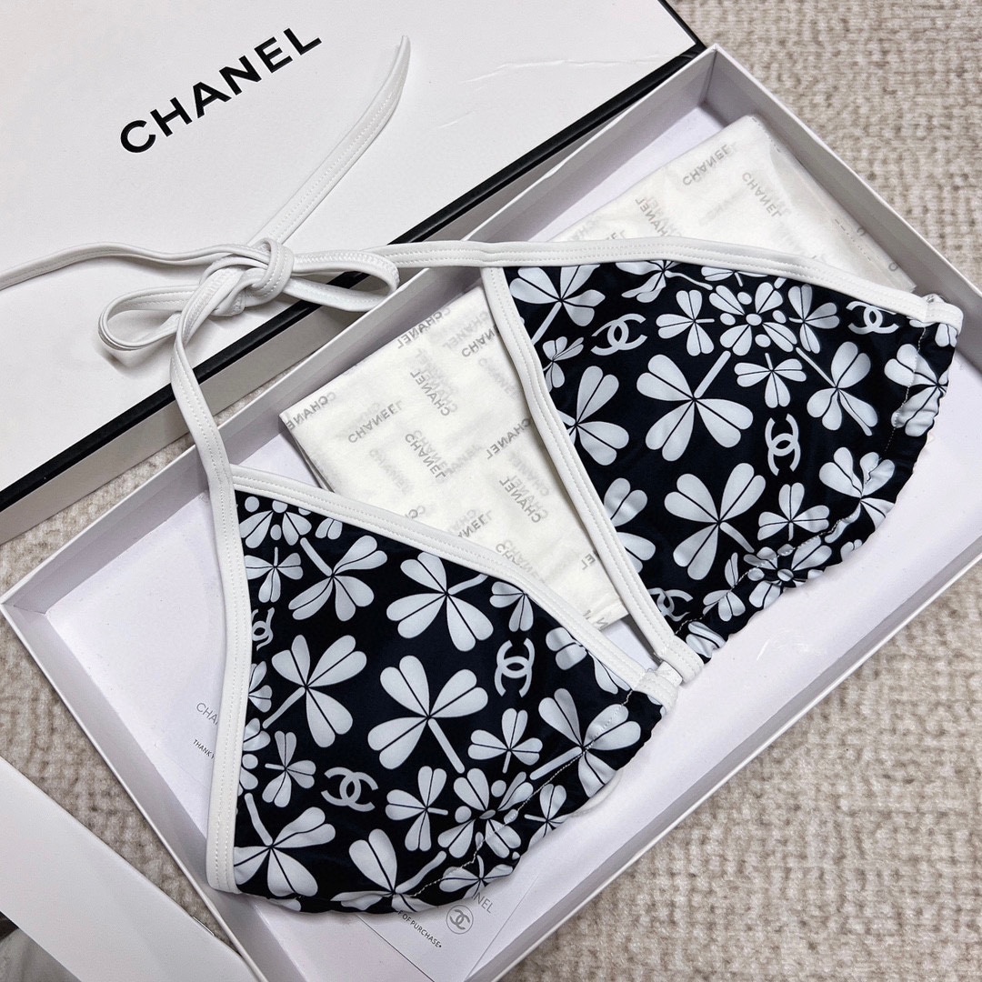 Chanel new printed bikini