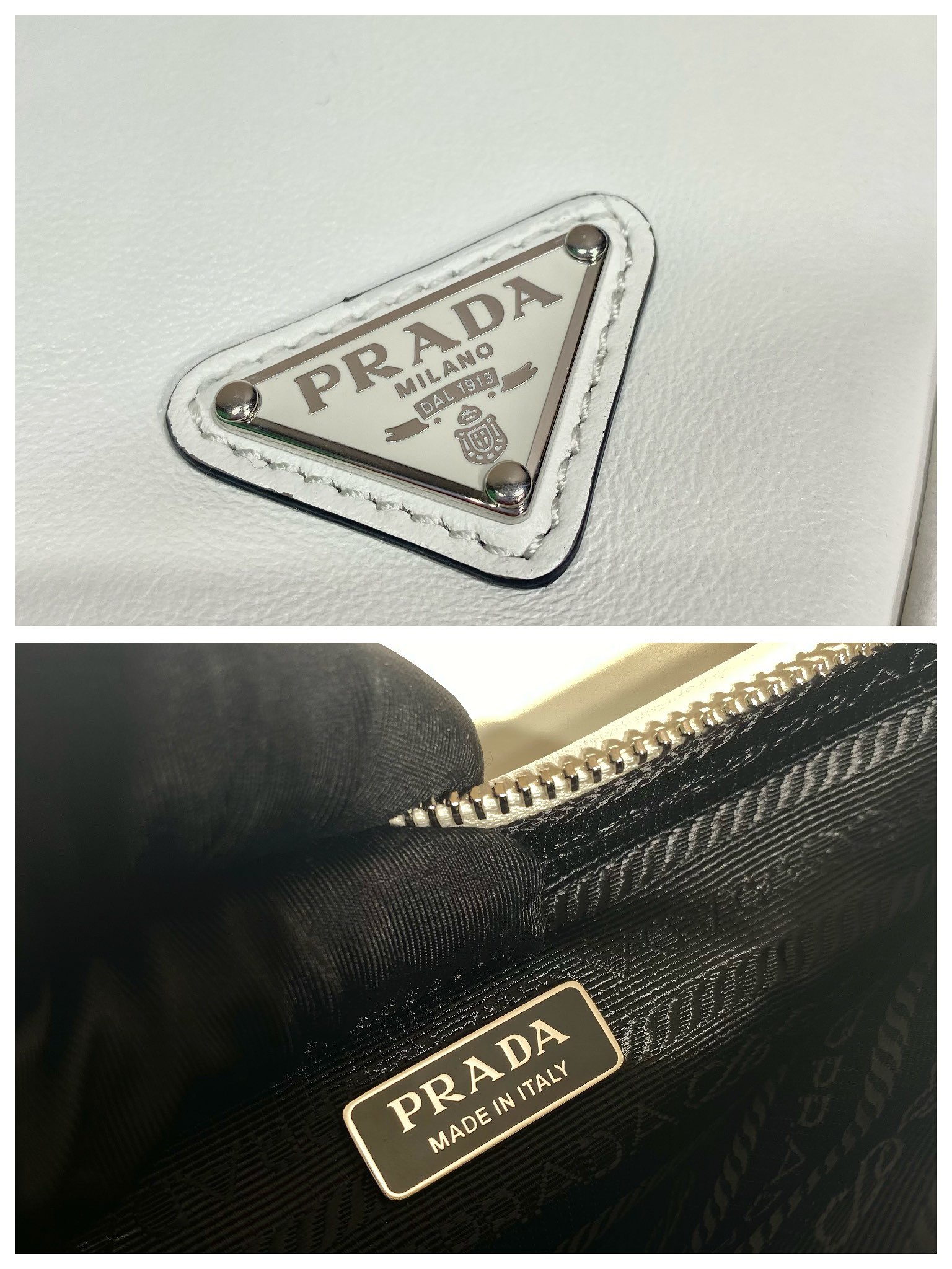 𝐏𝐑𝐀𝐃𝐀 Triangle Handbag 1NE039