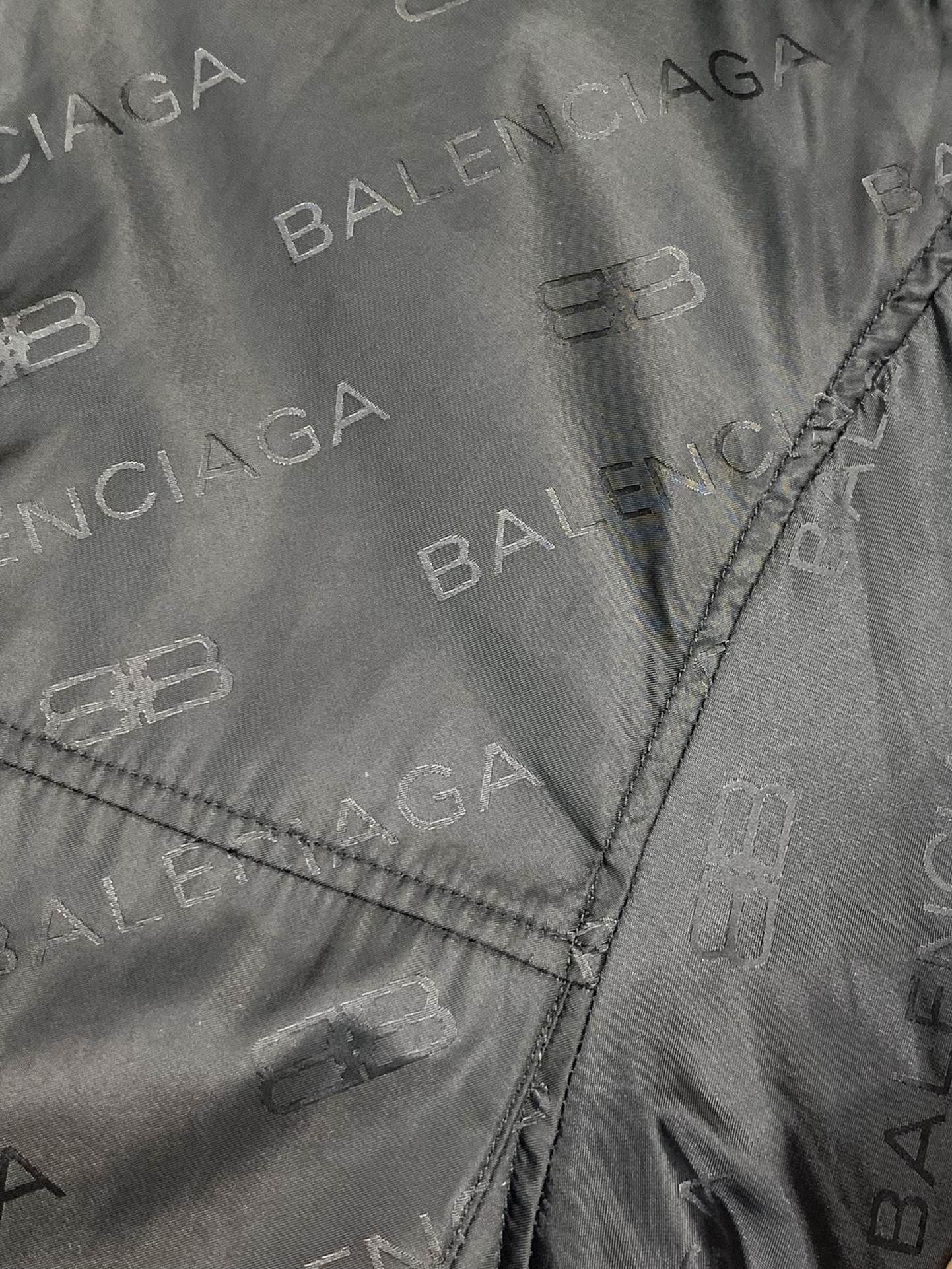Balenciaga hooded stand collar jacket