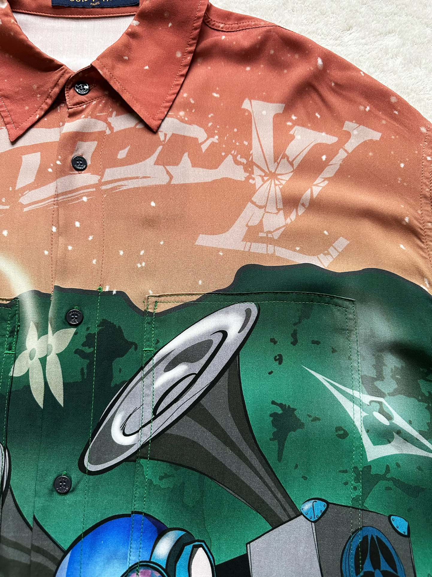 Louis Vuitton… Alien Long Sleeve Shirt