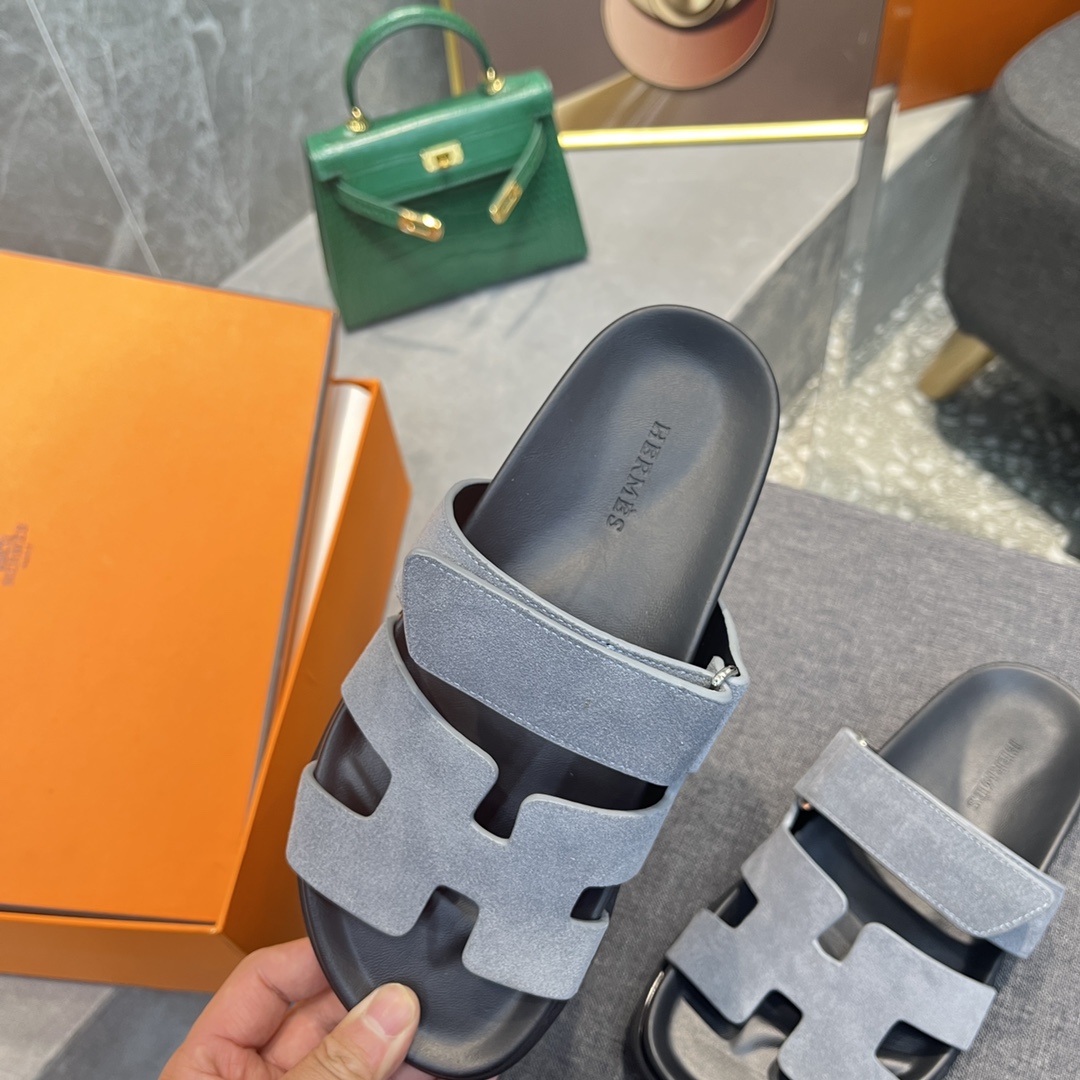 Hermes spring and summer sandals series couple models classic models