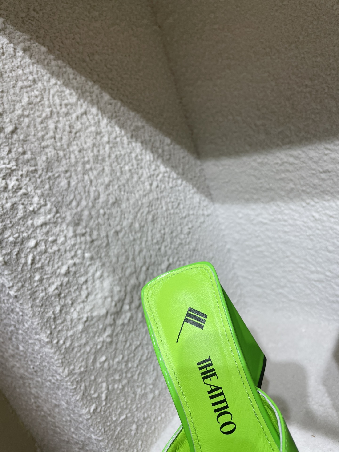 THE ATTICO | 𝟐𝟎𝟐𝟏/𝐒𝐒 𝐧𝐞𝐰 The attico triangle heel sandals lined with sheepskin leather genuine leather outsole