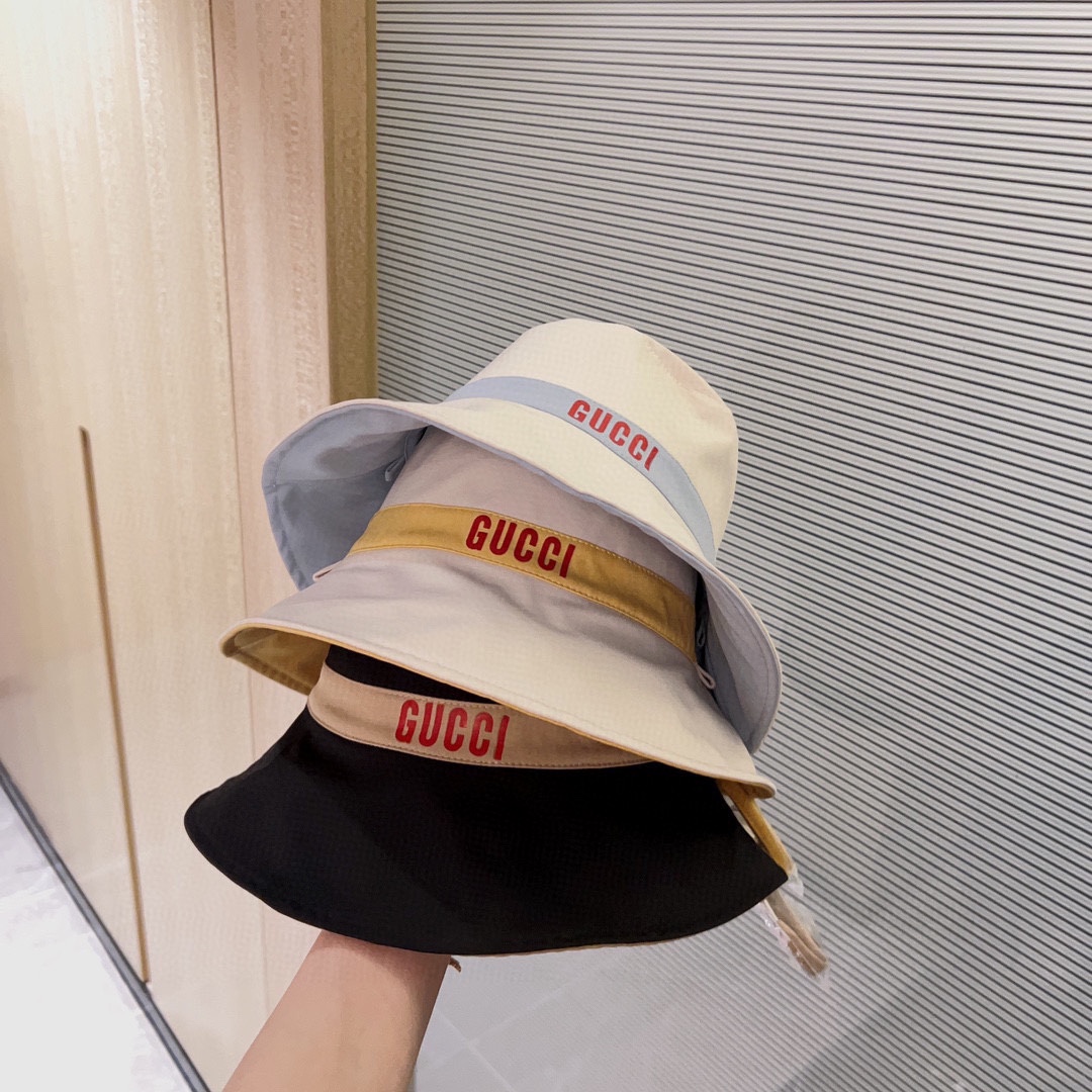 [Gucci Gucci] 2023 new deer double-sided fisherman hat