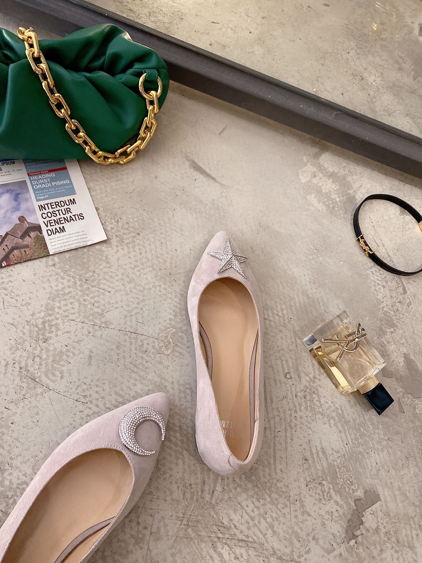 Stuart Weitzman Stuart Weitzman 2021ss early spring new single shoes sheep game leather