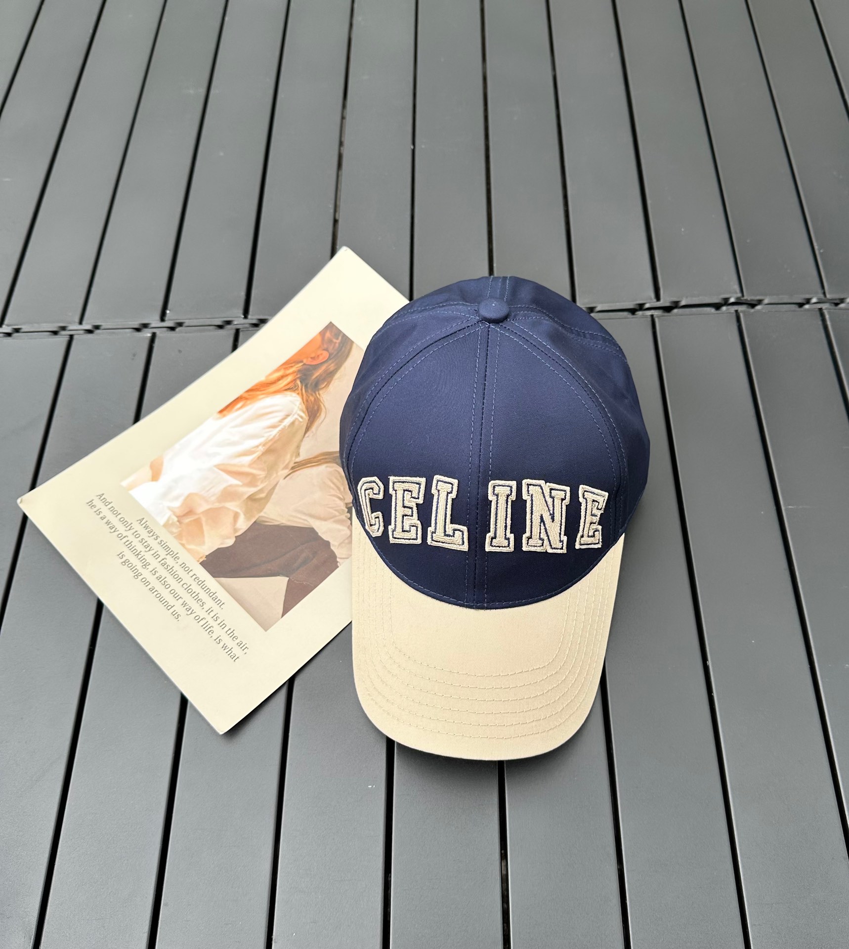 CELINE Arc de Triomphe baseball cap
