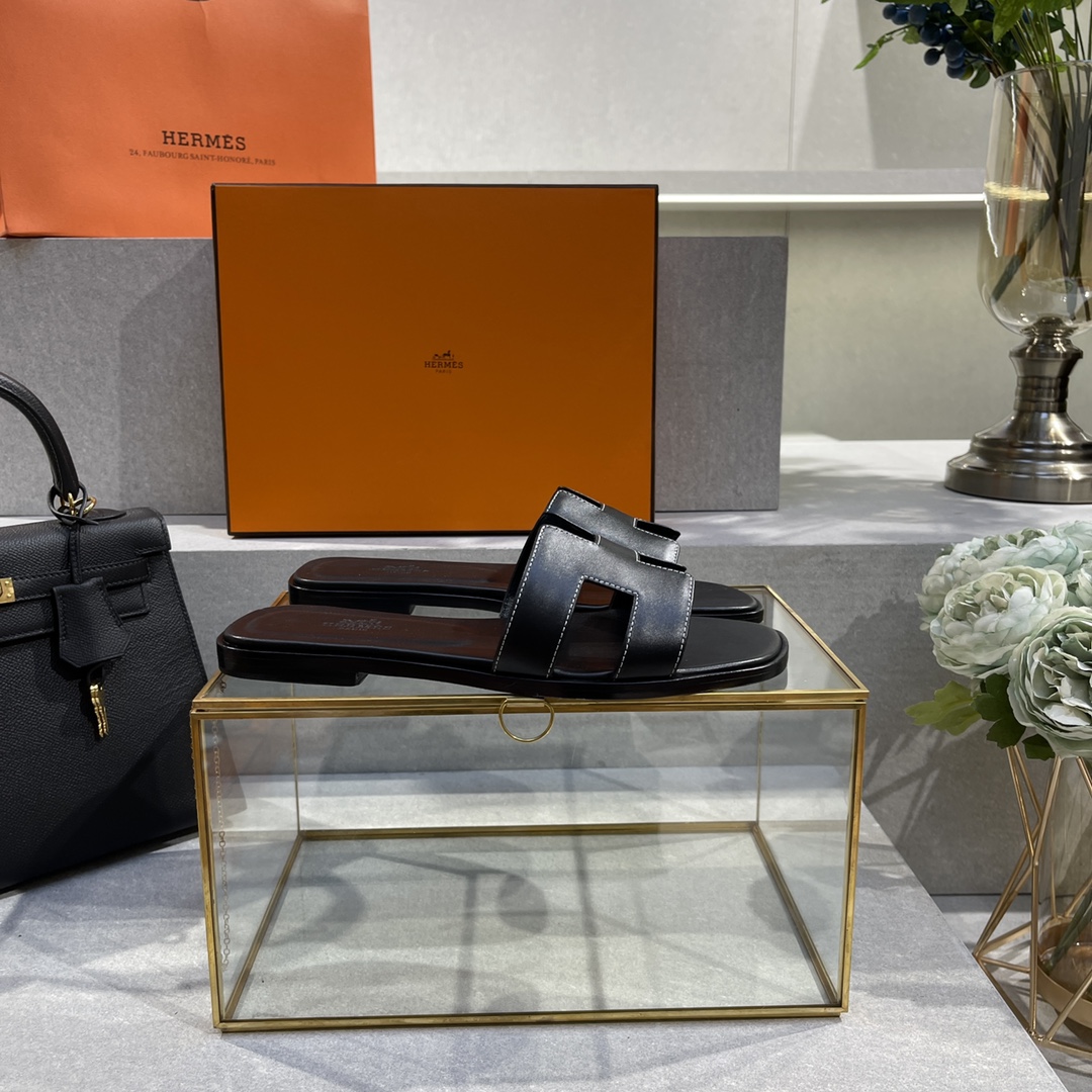 Hermes H Classic Slippers