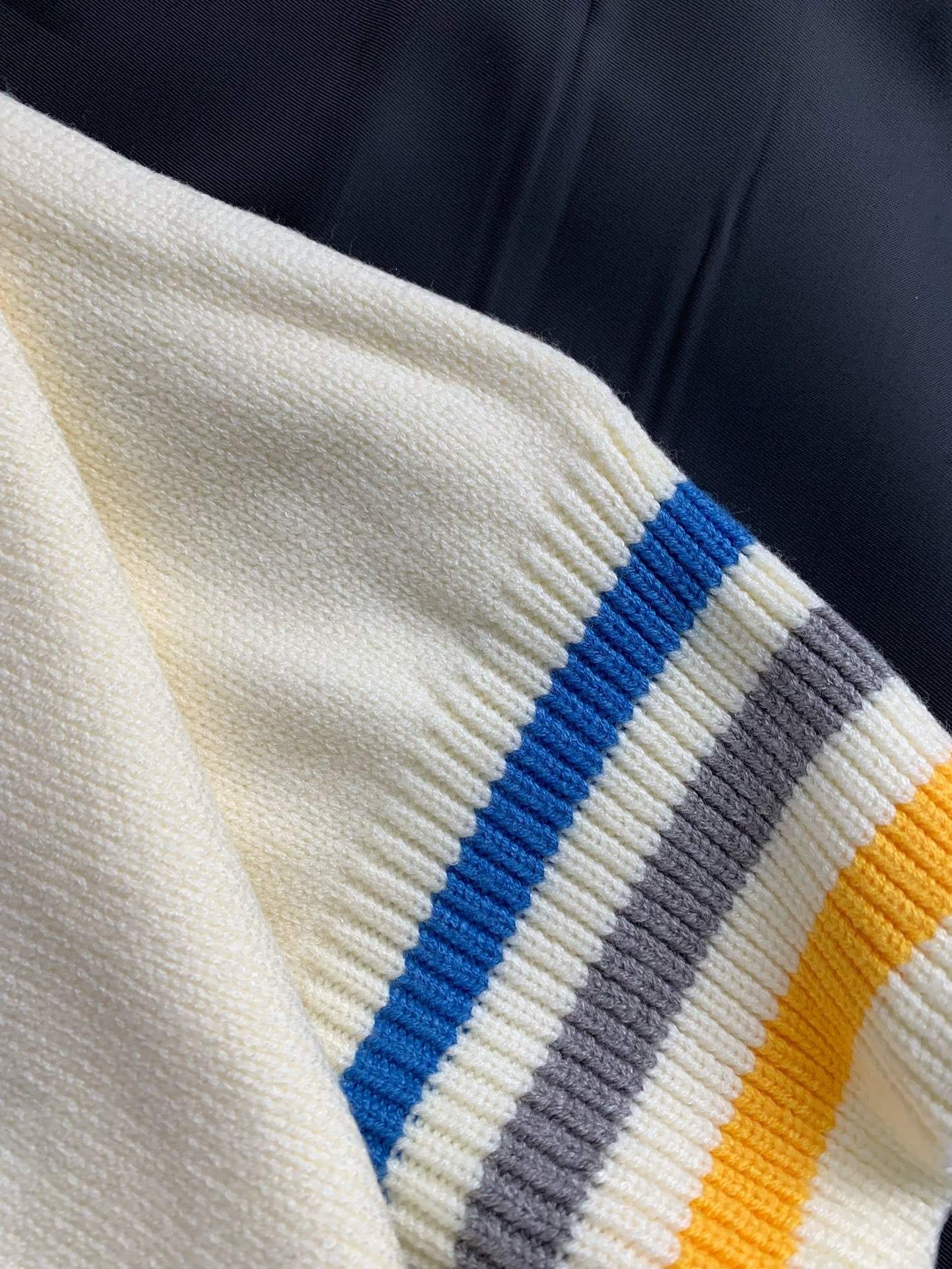 Dior Monochrome striped knitted waistcoat