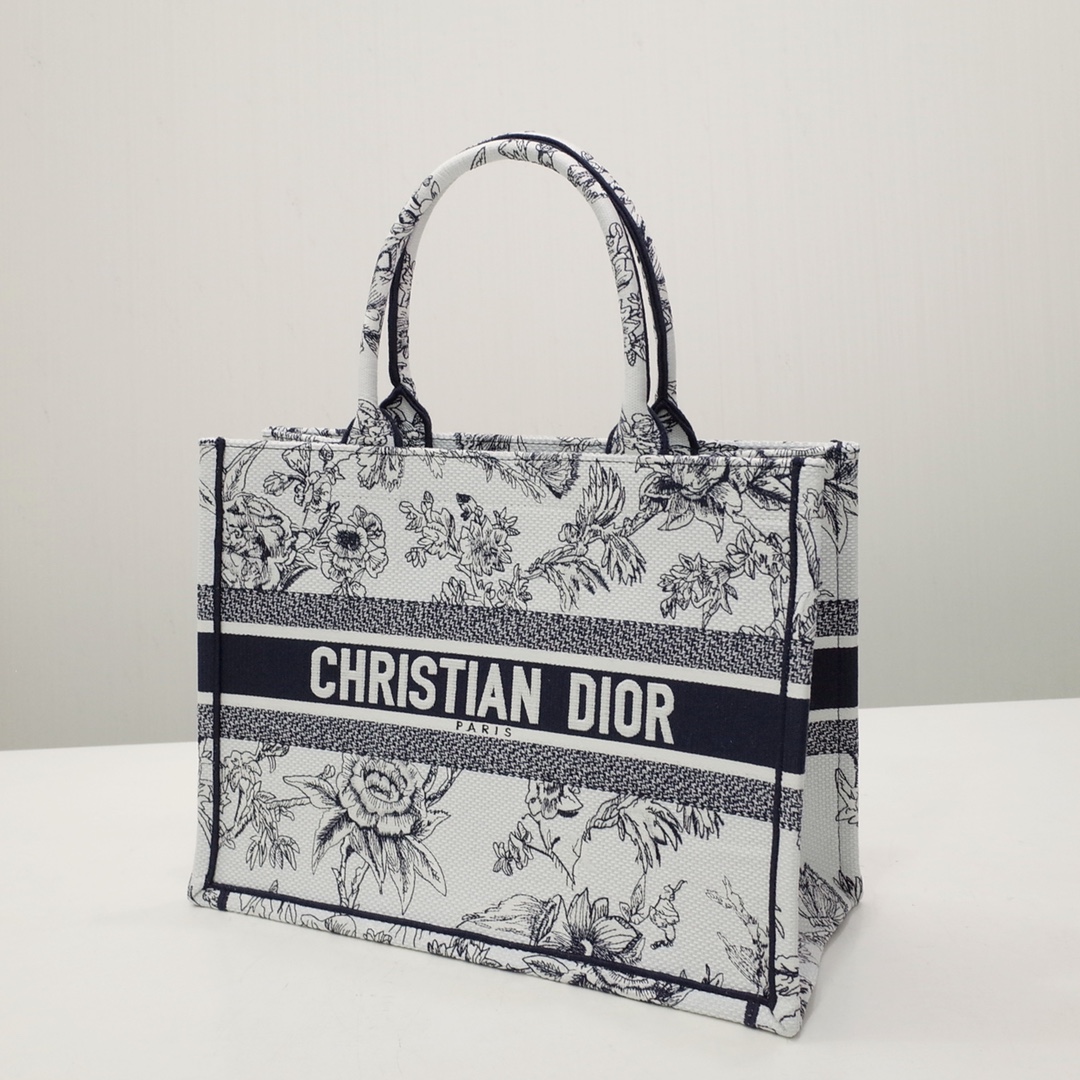 DIOR TOTE oblique vintage print