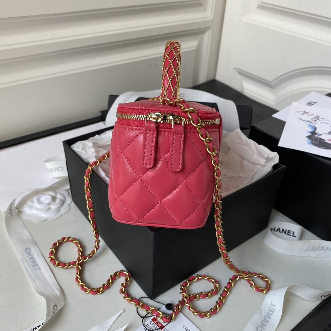 Chanel 23A New Handle WOC AP3383, Top Quality Size: 17cm
