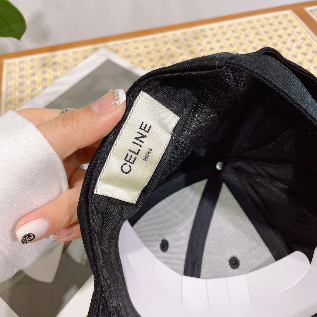 [CELINE] 2023 spring and summer new simple baseball cap
