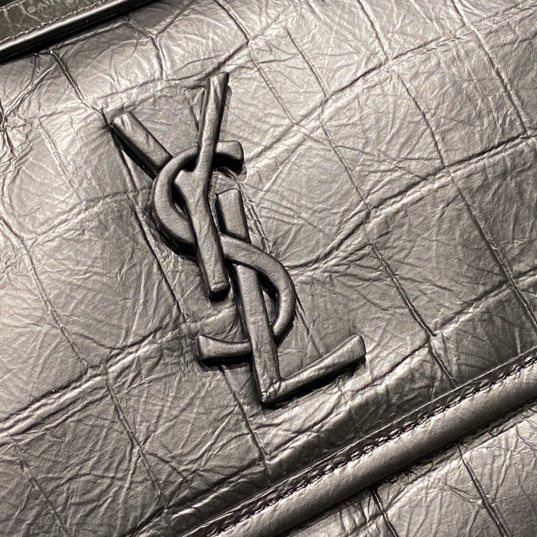 SAINT LAURENT 𝒏𝒊𝒌𝒊  𝒃𝒂𝒃𝒚 𝟮𝟮𝒄𝒎 #533037 New matte E original leather.jd