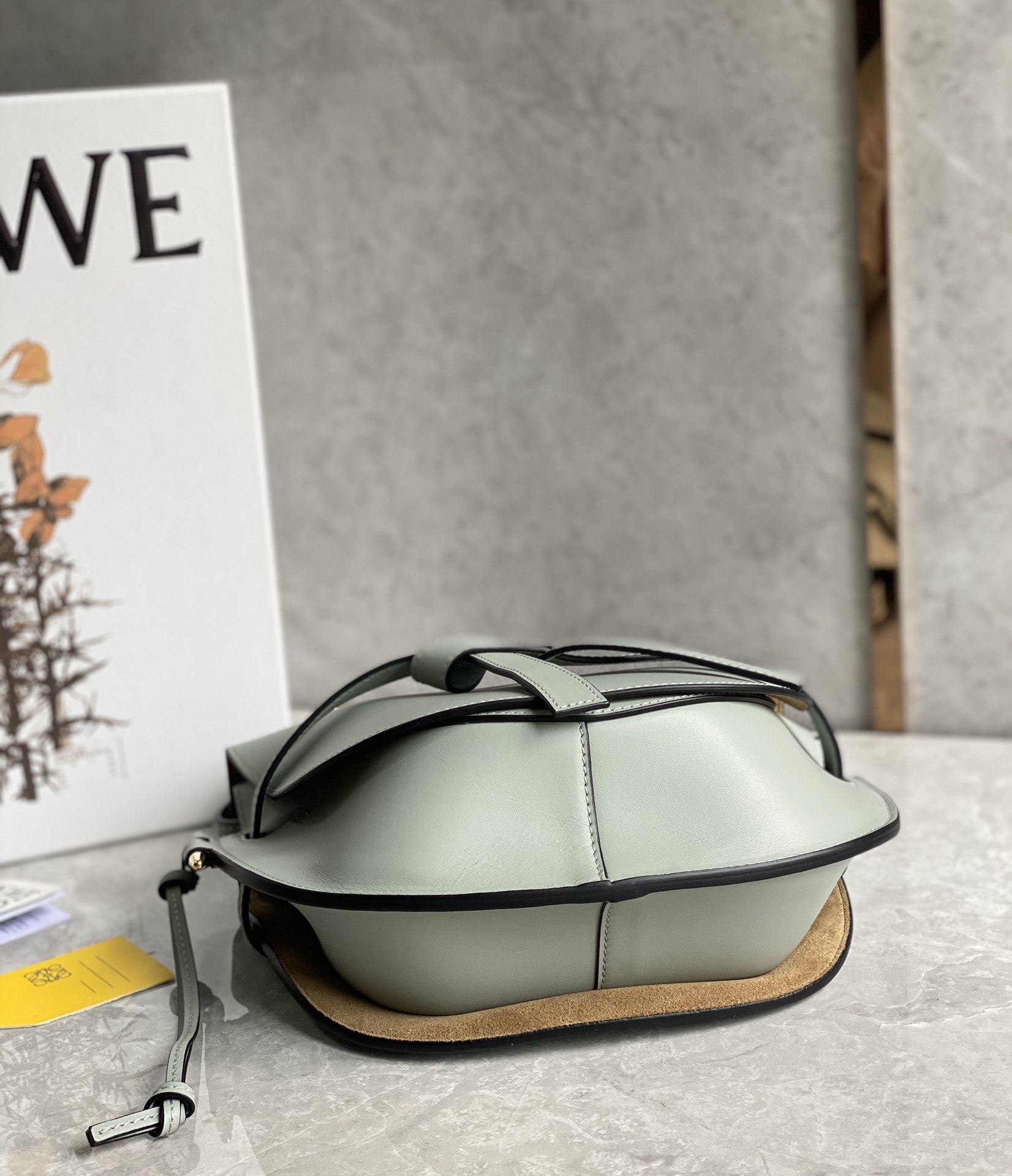 LOEWE upgraded letter wide shoulder strap saddle bag