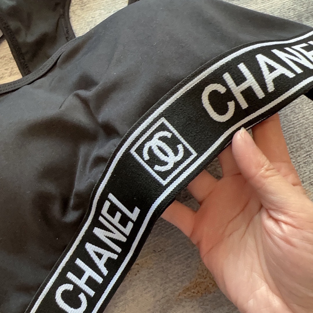 Chanel New High Stretch Fitness Yoga Wear Sports Suit