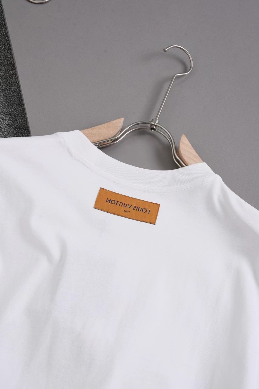 Louis Vuitton 24ss new embroidered t-shirt for spring and summer