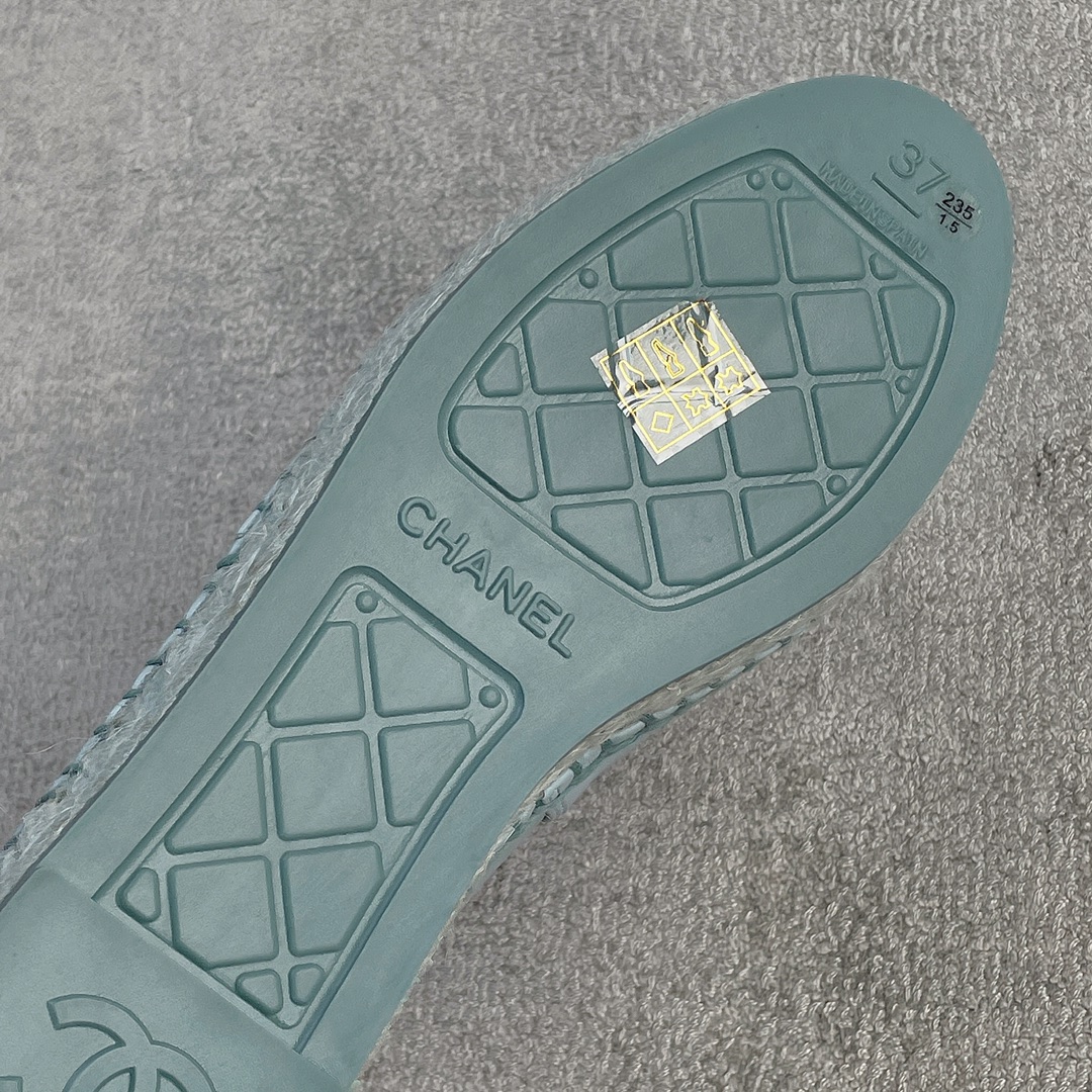 CHANEL fisherman shoes custom mixed sheepskin imported leather embryo leather upper soft inner cushion sheepskin