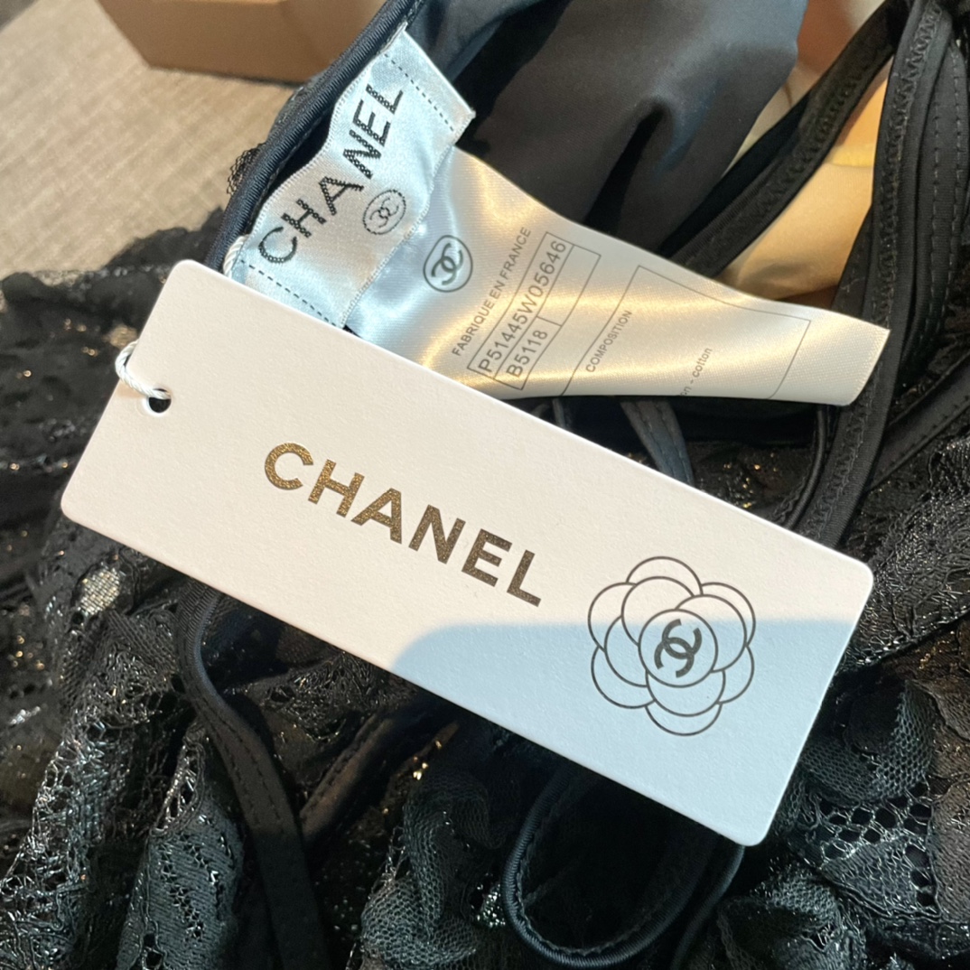 Chanel new sexy fairy lace one-piece boxer skirt
