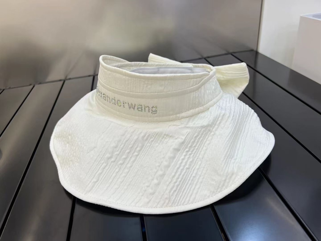 Wang Alexander's new large brim empty top hat