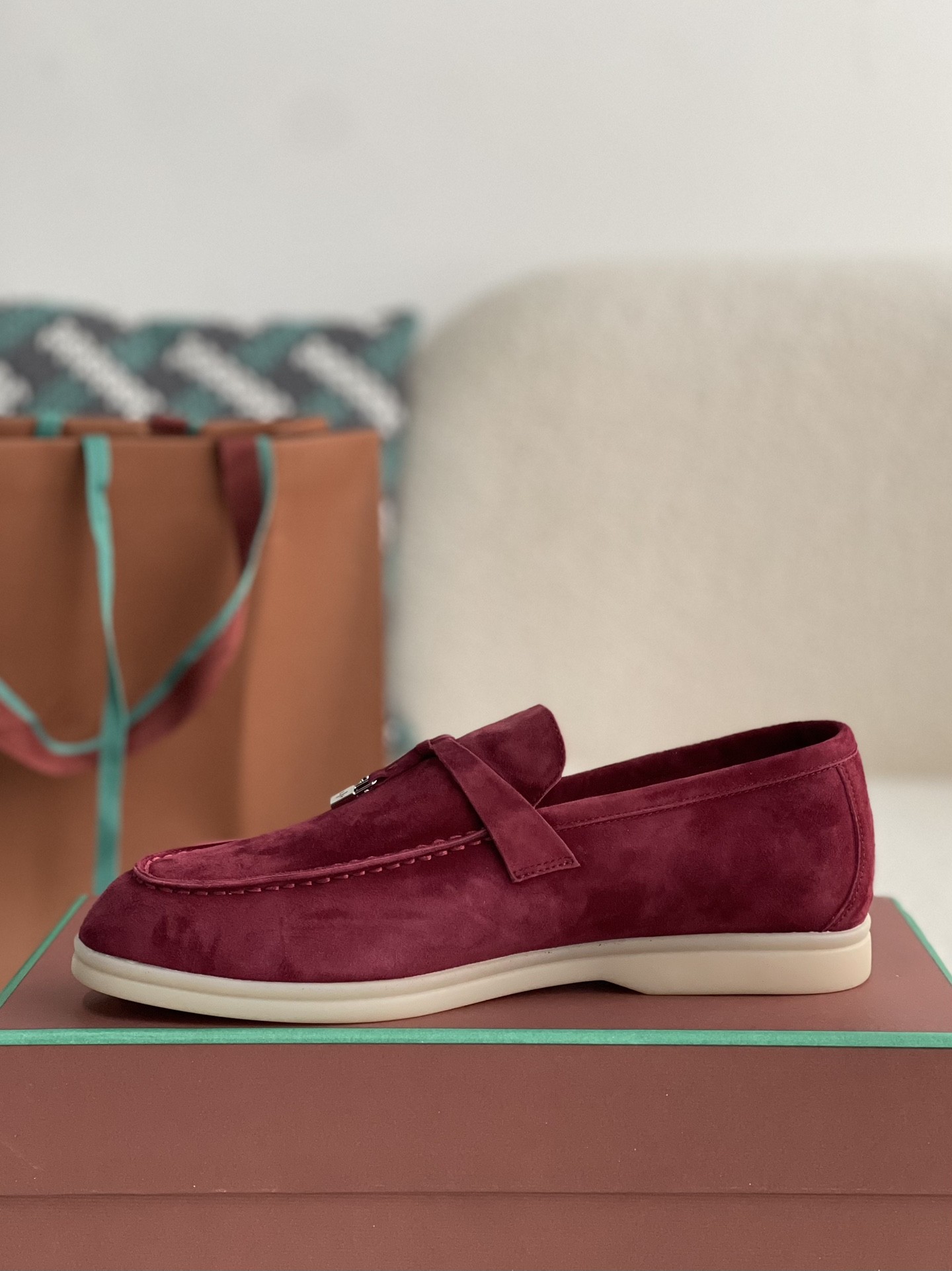 Loro Piana Summer Charms Walk Moccasin Shoes