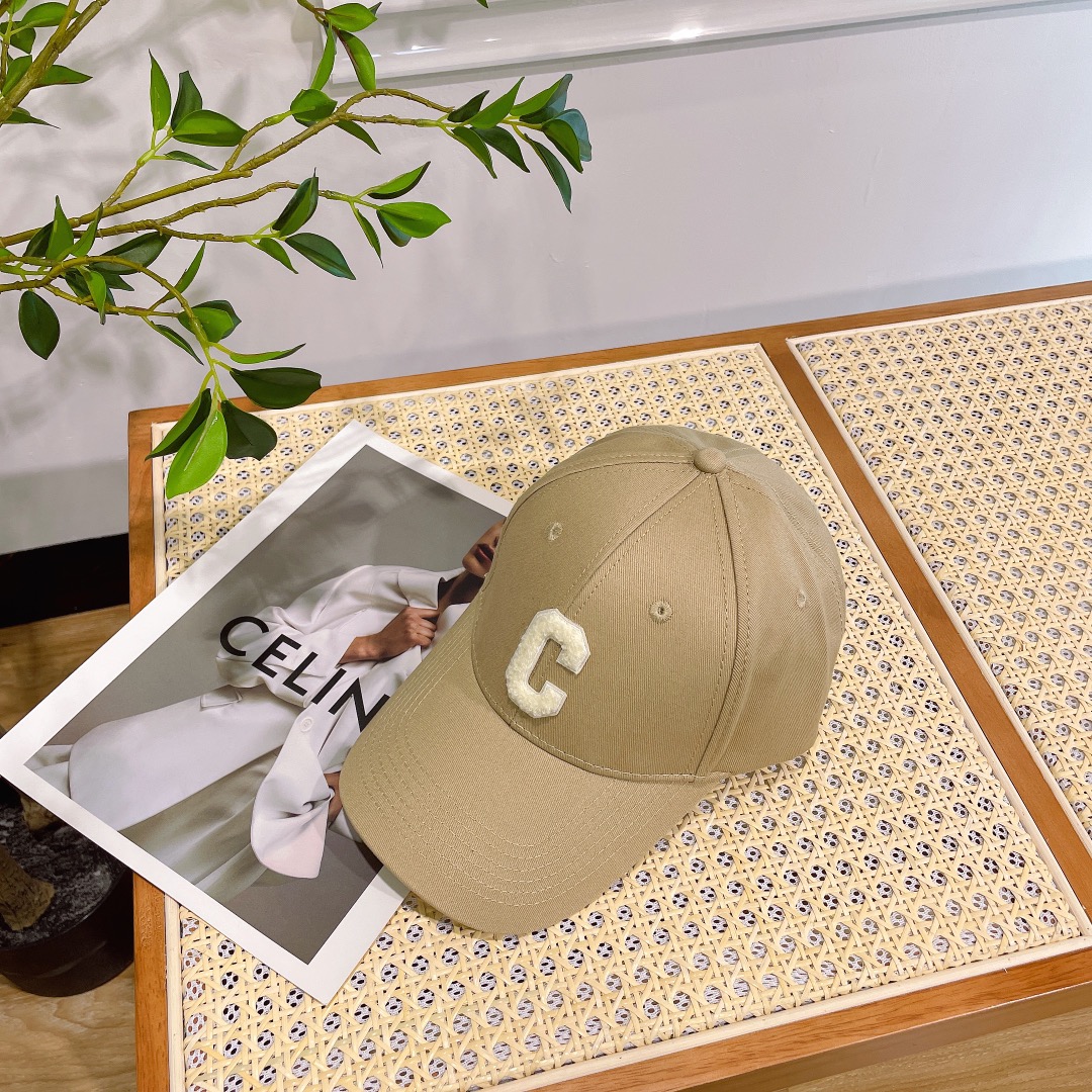 [CELINE] 2023 spring and summer new simple baseball cap