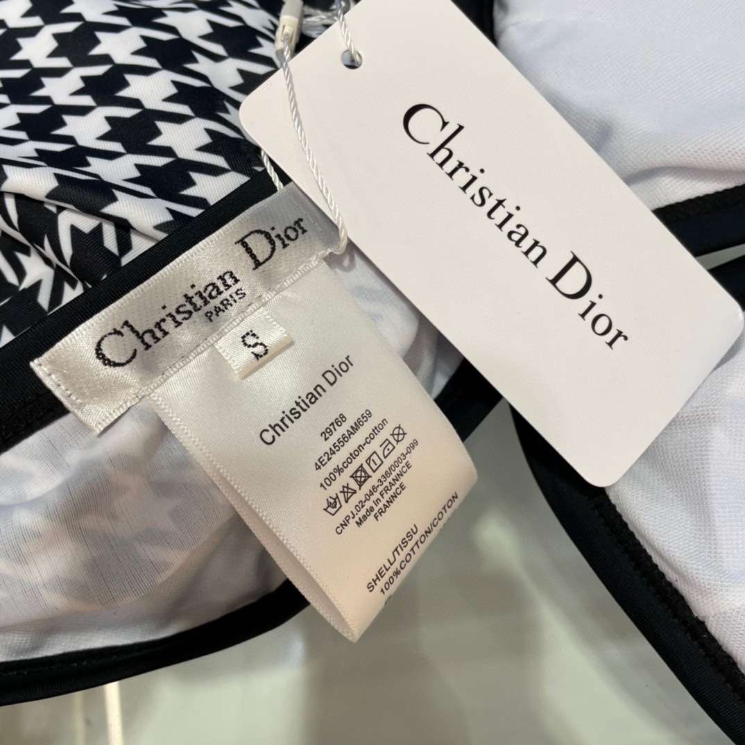 Dior New Sexy One-Piece Swimsuit in Chiaroscuro