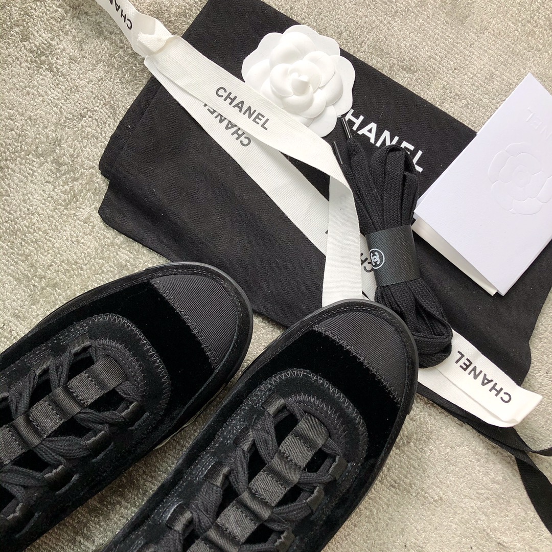 CHANEL sneakers classic small incense sneakers cowhide sheepskin leather genuine leather sole