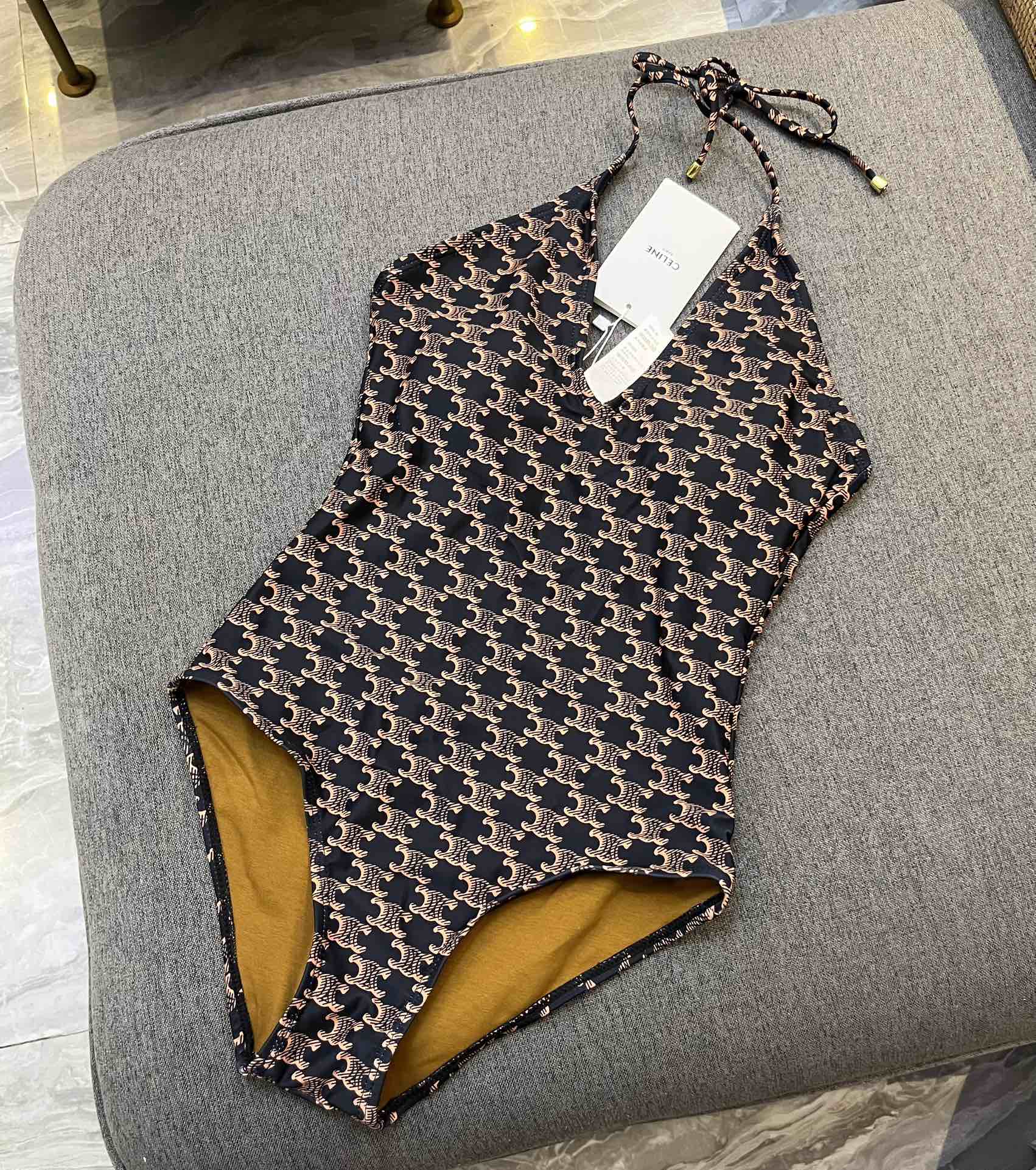 Celine New One Piece Swimsuit Bikini