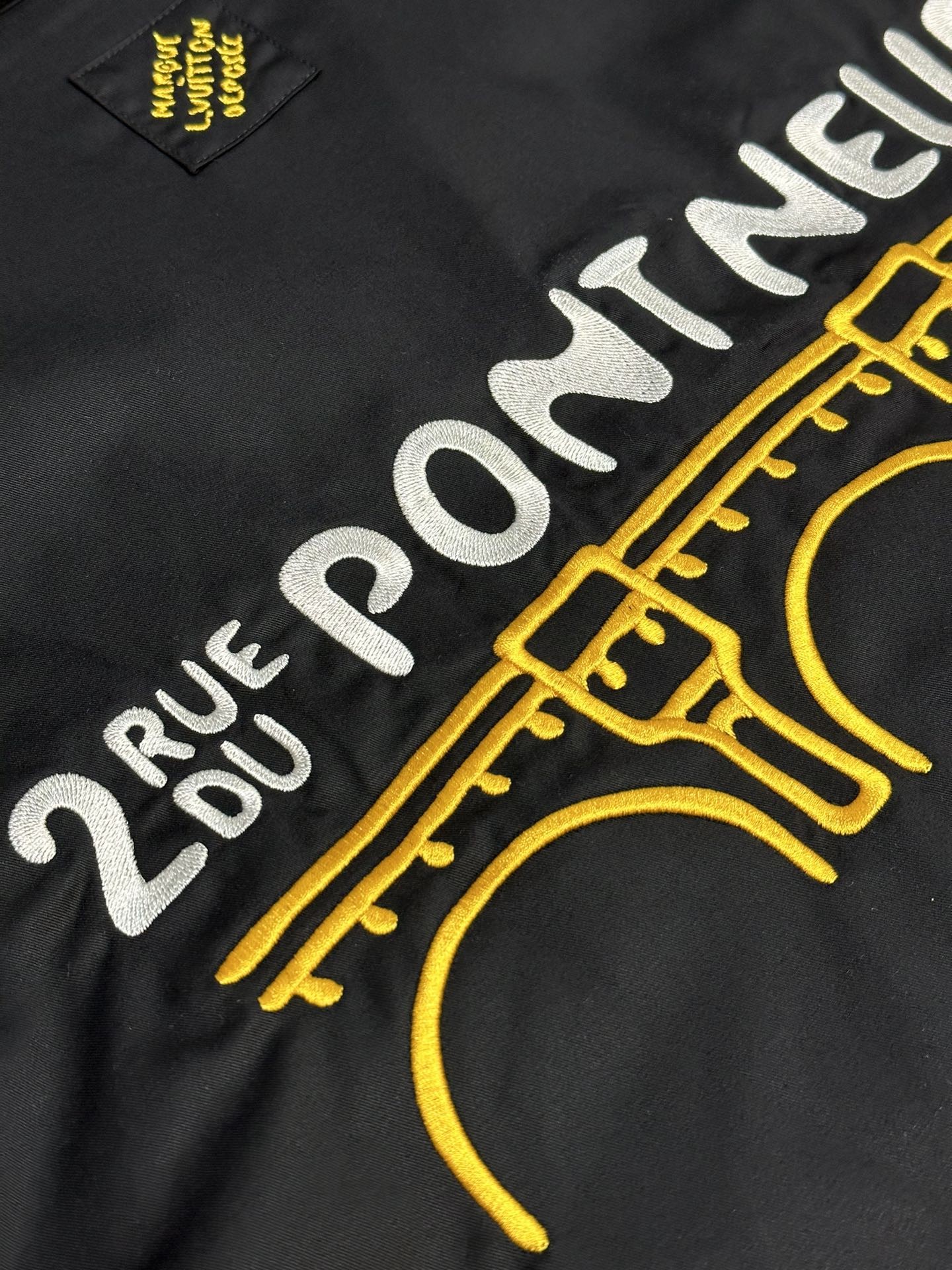 Louis Vuitton Iron Tower embroidered monogrammed shirt