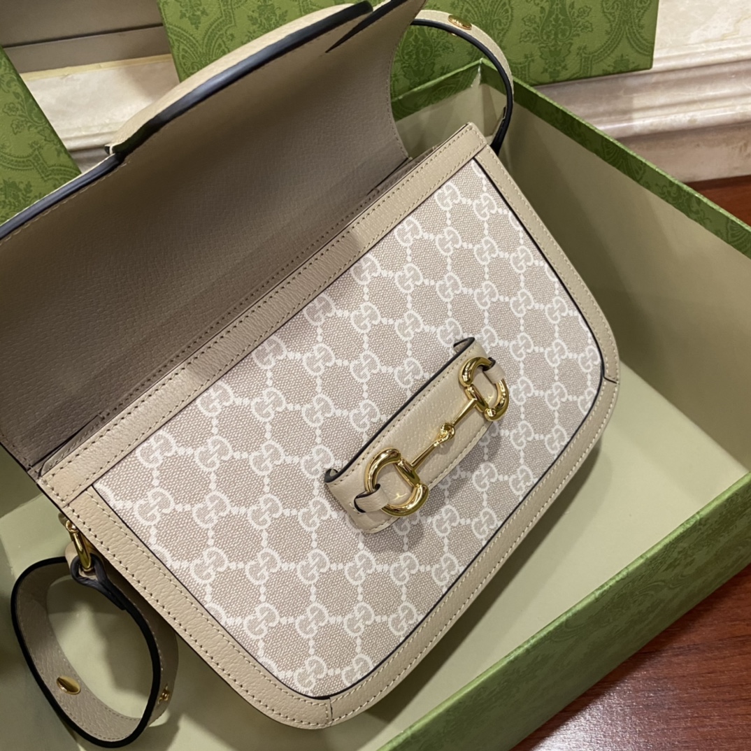 GUCCI Mini sac GG Horsebit saddle bag #602204#