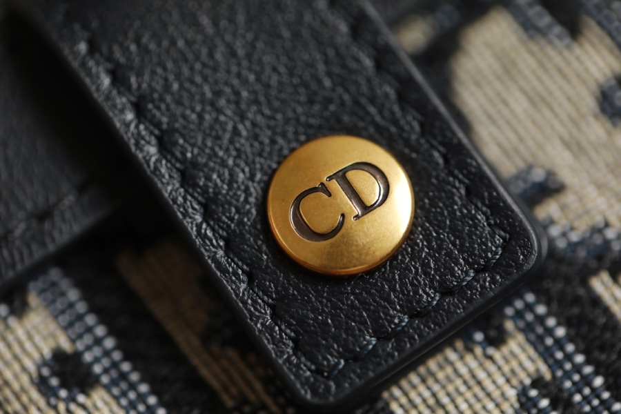 Oblique blue jacquard 〰️ saddle waist bag DR-57