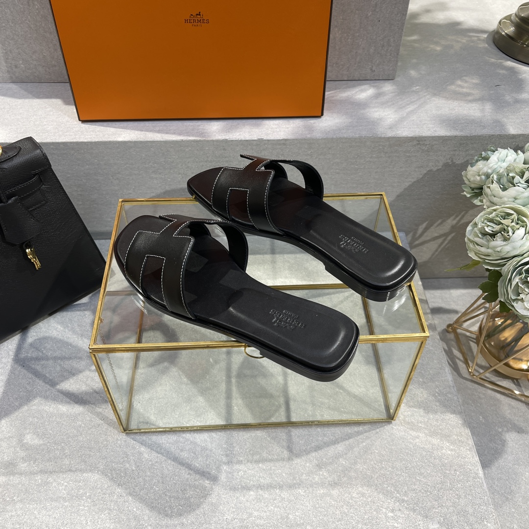 Hermes H Classic Slippers