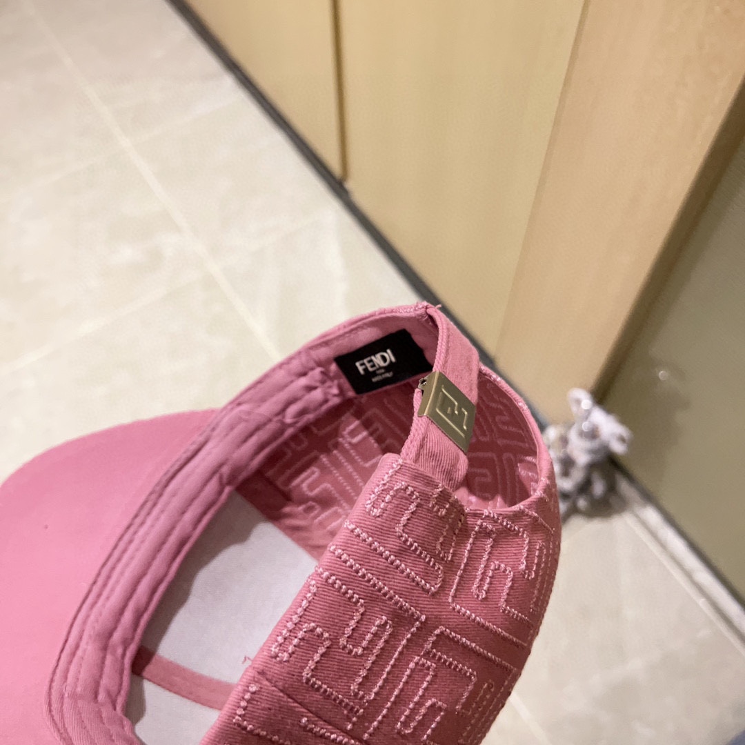 [Fendi] 2023 New Embroidered Simple Baseball Cap
