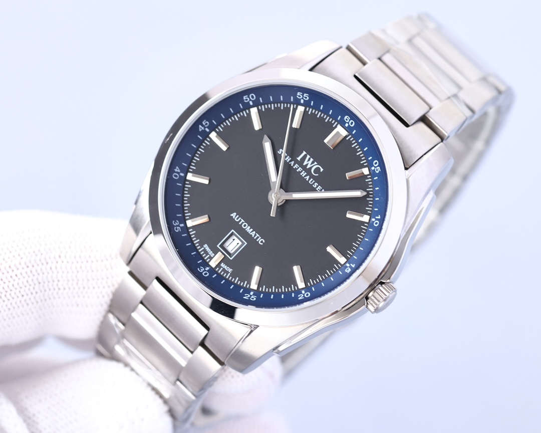 IWC- Fine men's watches Imported Citizen mechanical movement, top 316 stainless steel case and strap