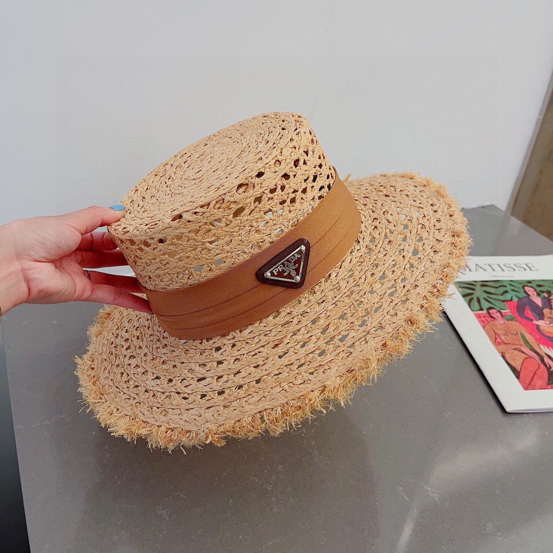 PRADA raffia hat