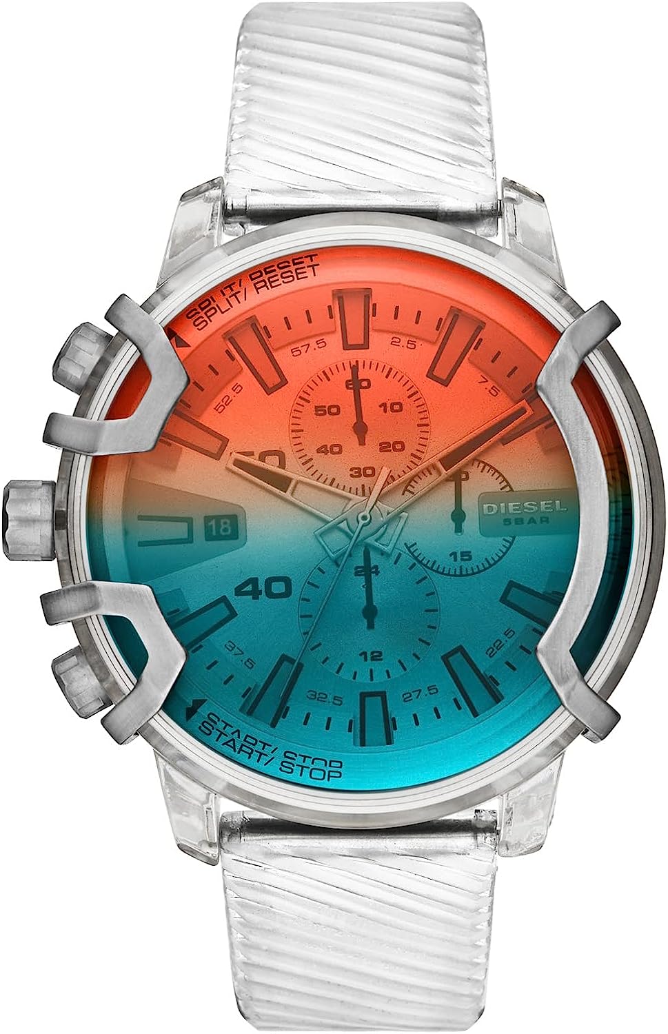 Diesel Men's Griffed Stainless Steel Chronograph Quartz Watch