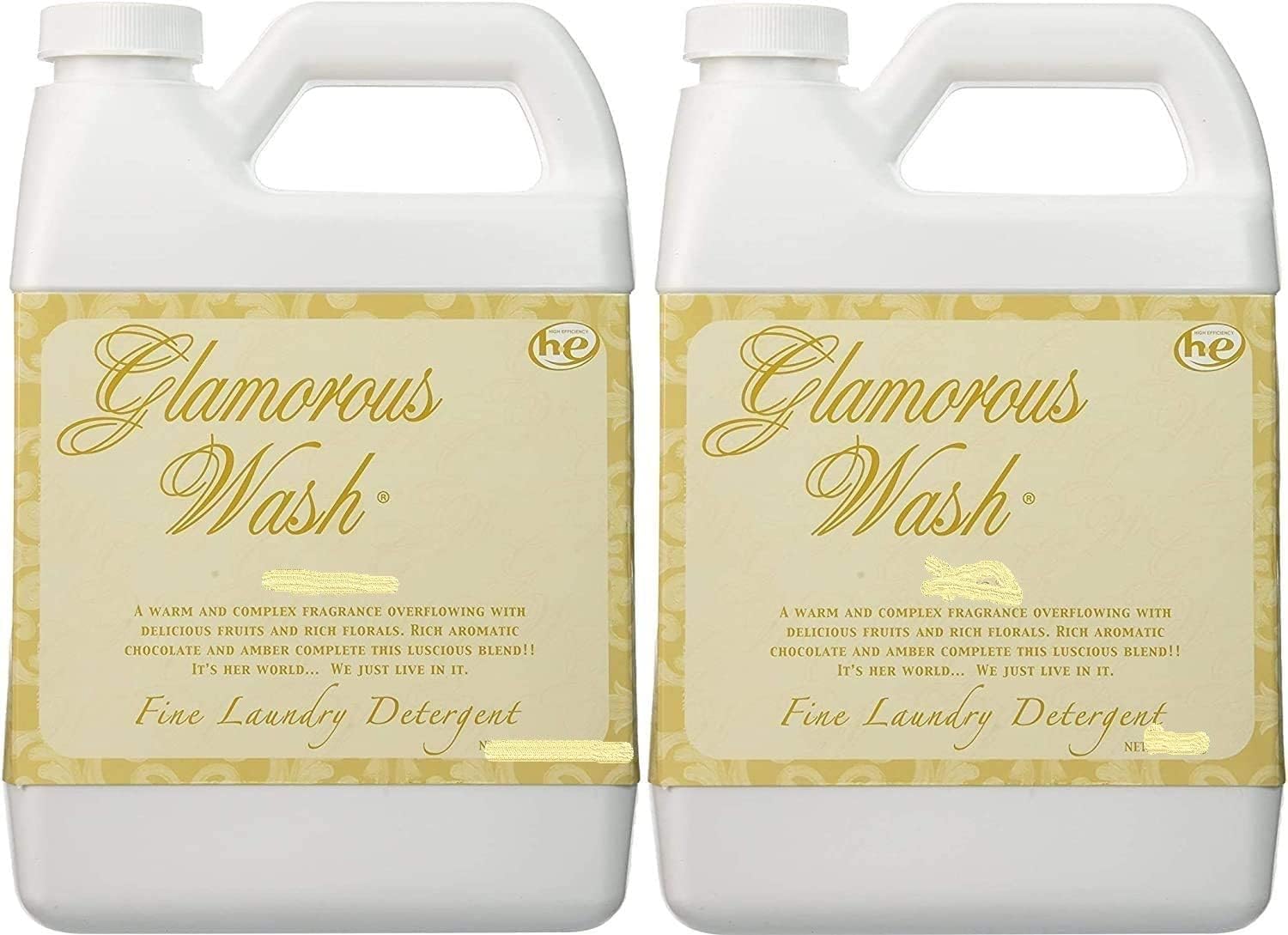 Tyler Glam Wash Laundry Detergent, Diva 907g, Liquid, 32 FL Oz (0.95L) HE Safe