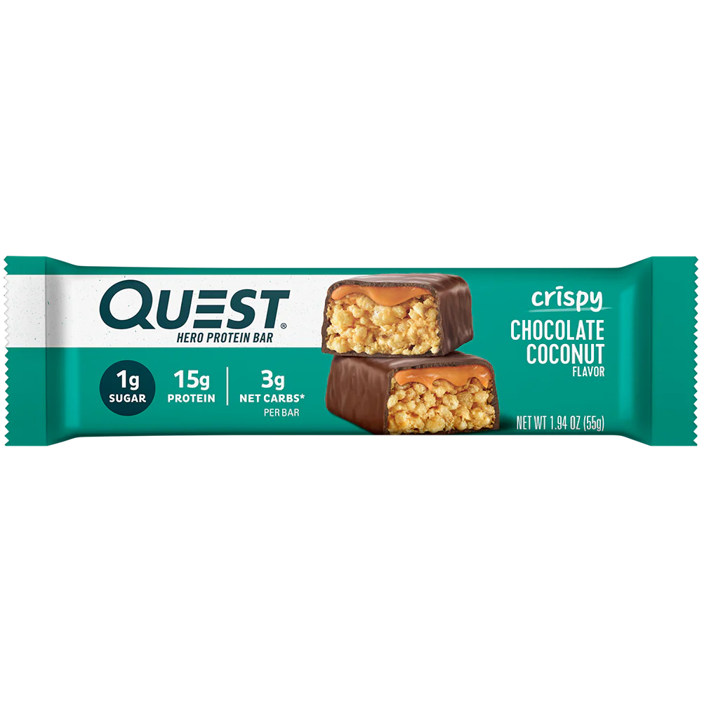 Chocolate Coconut Crispy Hero Protein Bars