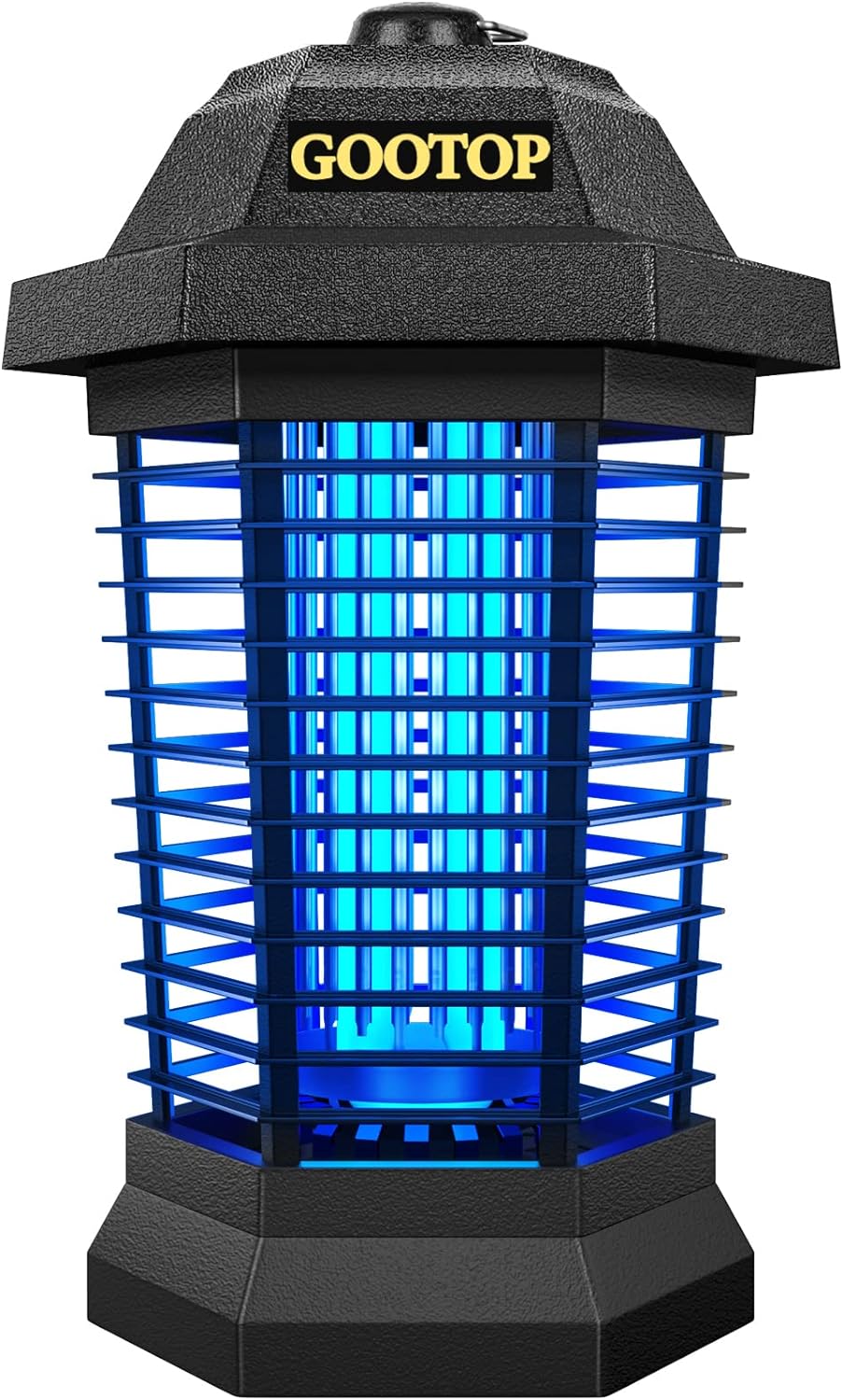 GOOTOP Bug Zapper Outdoor, Mosquito Zapper Outdoor, Electric Fly Zapper,Fly Traps, Mosquito Killer, 3 Prong Plug,Flying Insects Zapper Outdoor 90-130V, ABS Plastic Outer (Black)