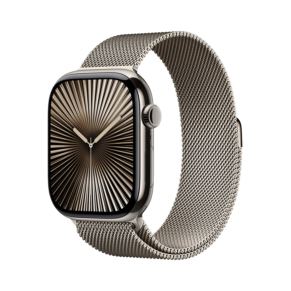 Watch Series 10 GPS + Cellular Titanium Case Milanese Loop