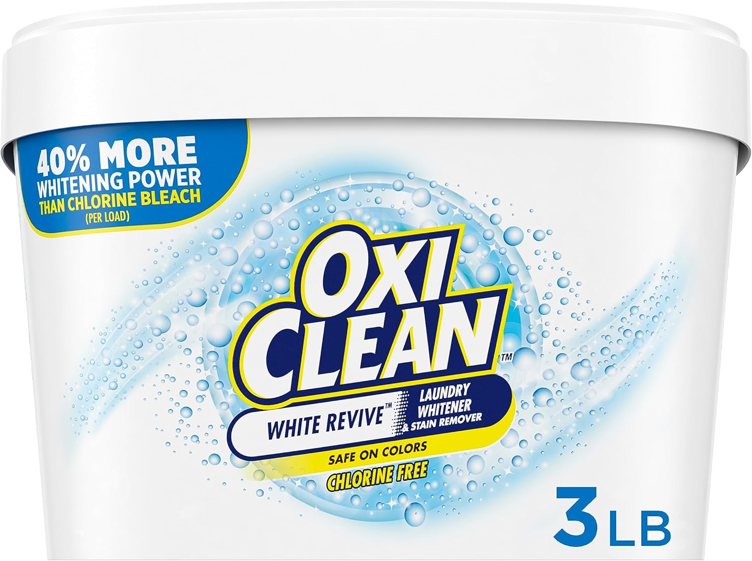 OxiClean White Revive Laundry Whitener and Stain Remover Powder, 5 lb