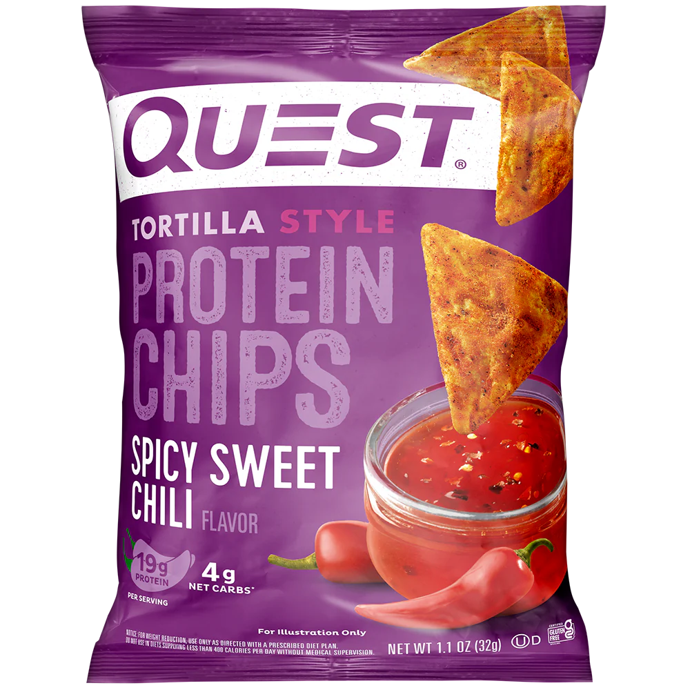 Spicy Sweet Chili Tortilla Style Protein Chips