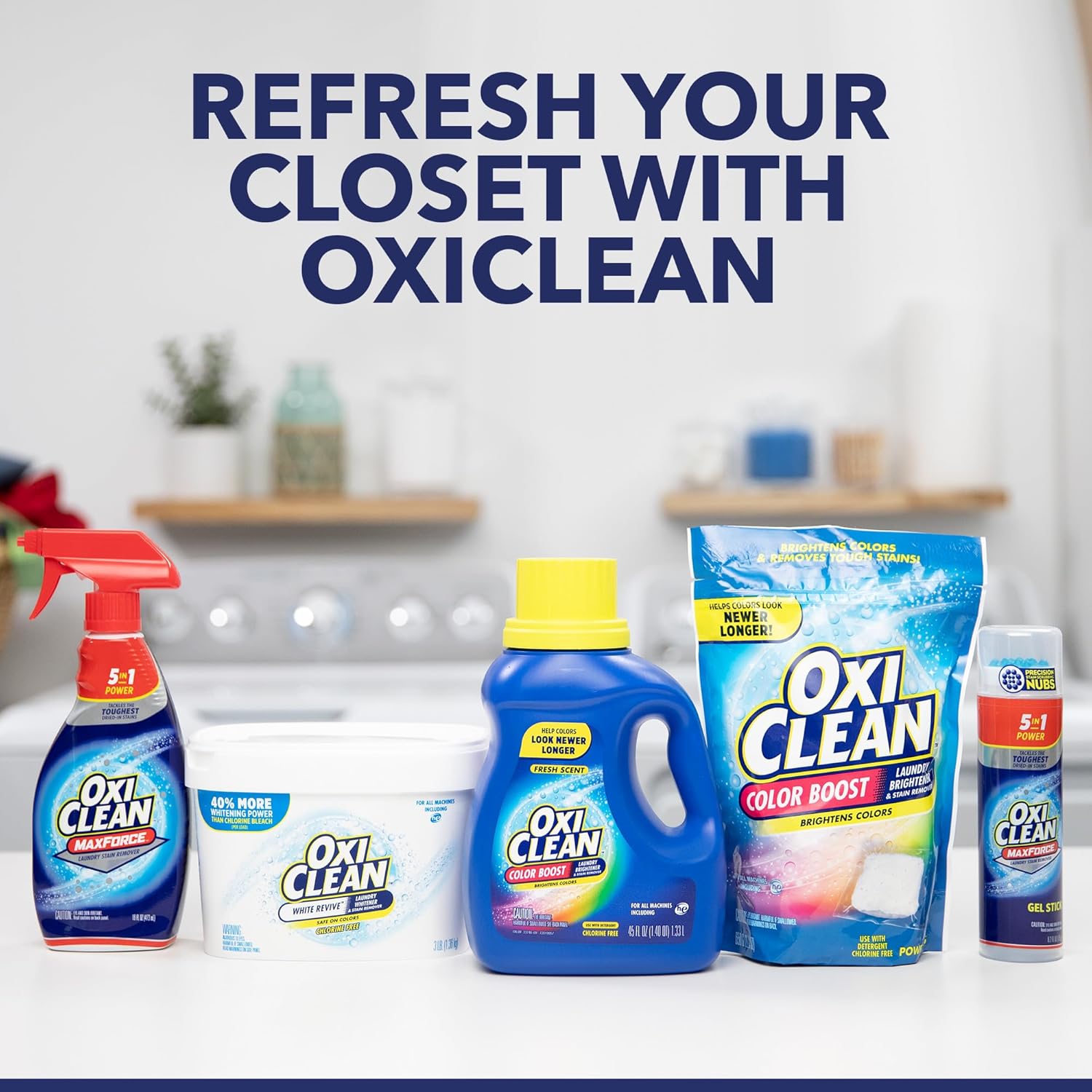 OxiClean Color Boost Laundry Brightener and Stain Remover Liquid Free, 45 fl oz