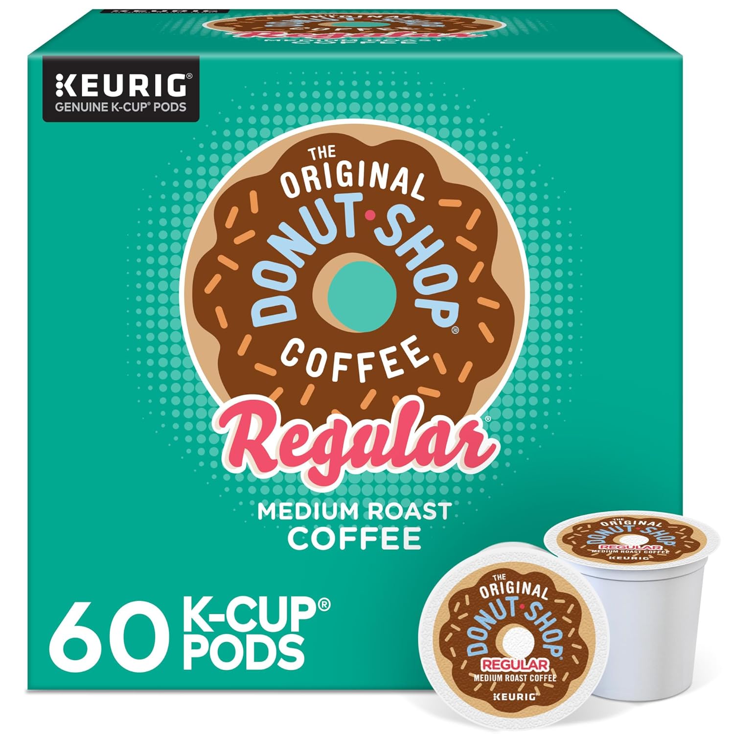 The Original Donut Shop Regular Keurig Single-Serve K-Cup Pods, Medium Roast Coffee, 96 Count
