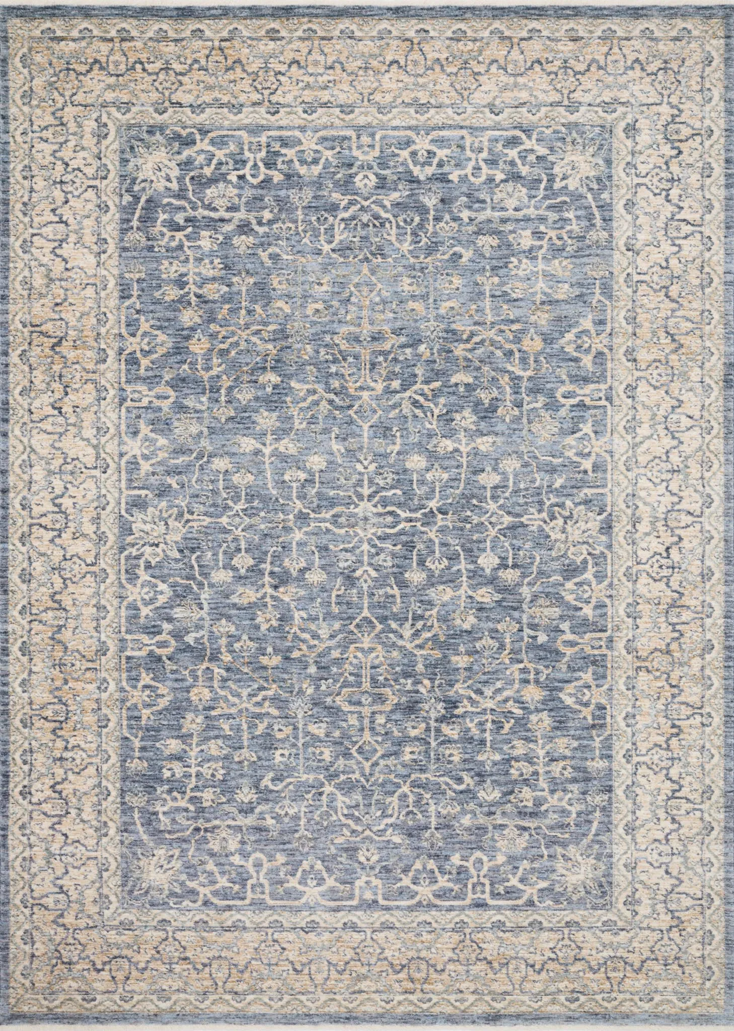 Pandora PAN-04 Dark Blue/Ivory Rug