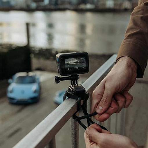 GoPro Hero12 Black ecommerce Kit – Waterproof action camera, 5.3K60 Ultra HD video, 27MP photos, HDR, 1/1.9″