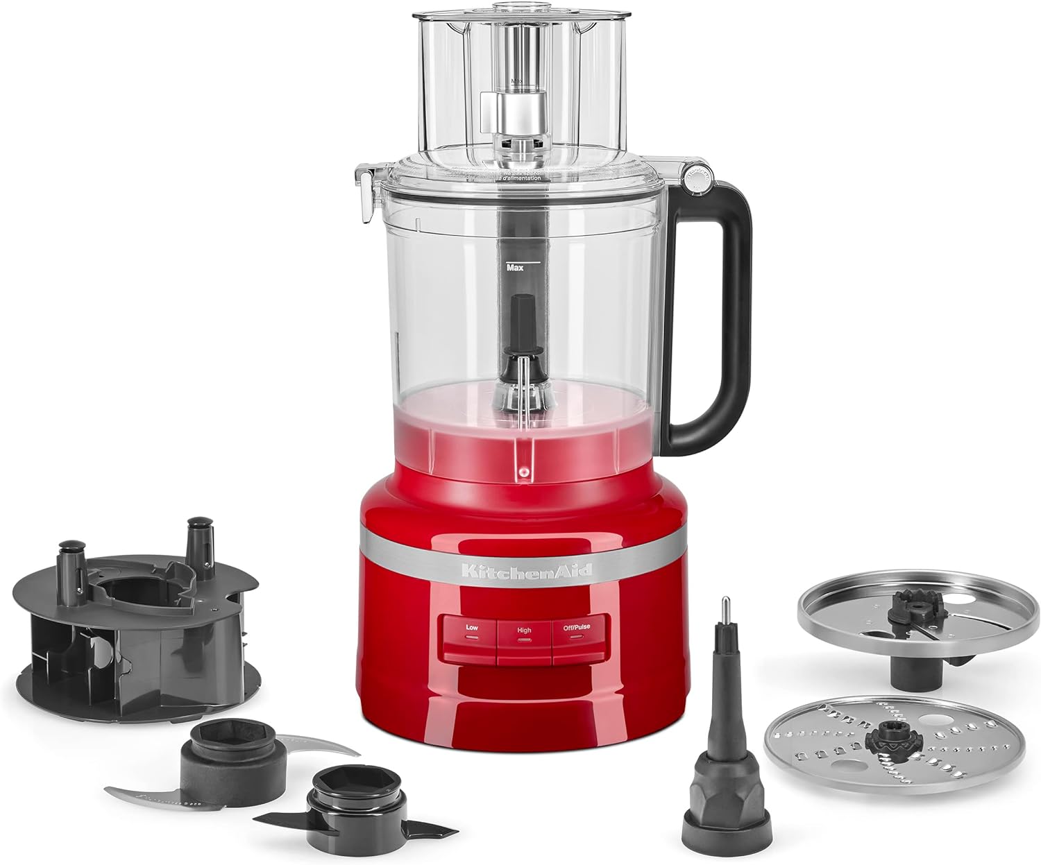 KitchenAid KFP0718CU Food Processor, 7 Cup, Contour Silver